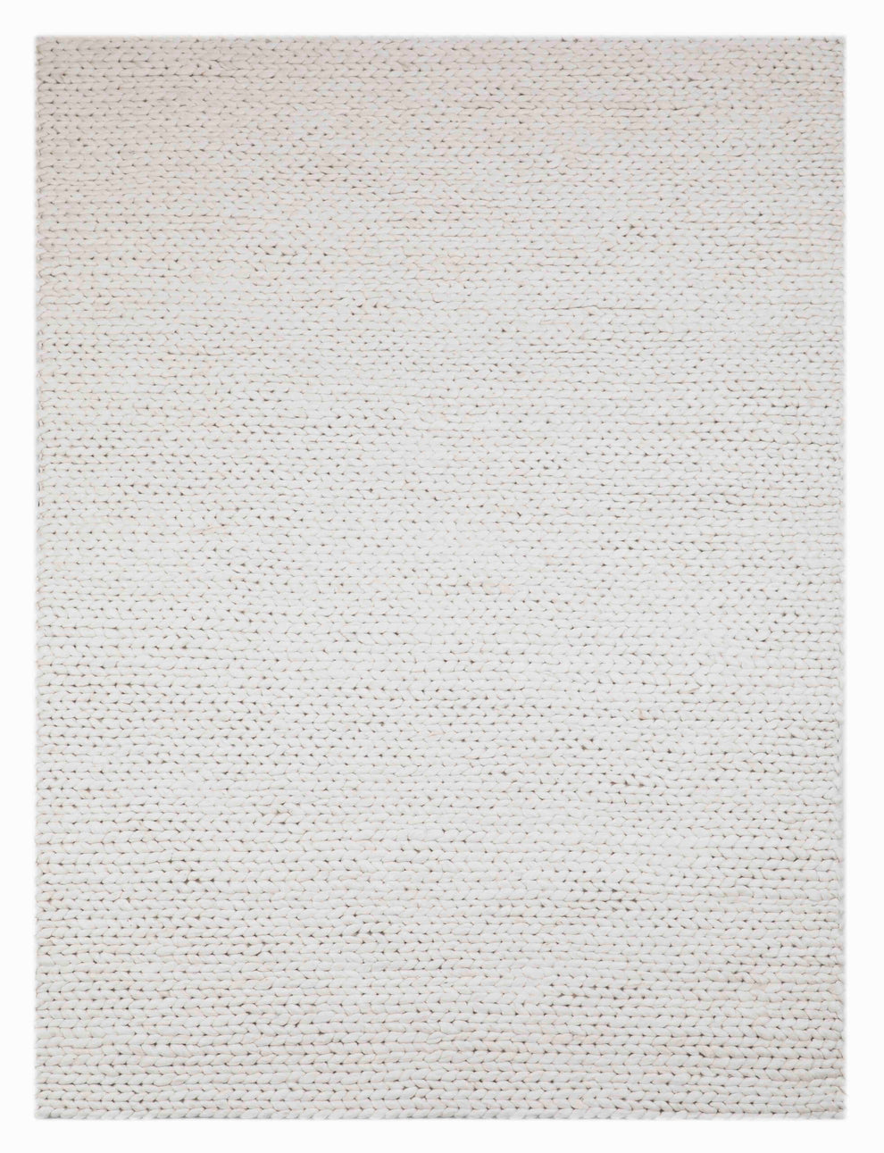 Oslo Ivory Handwoven Rug – New Zealand Wool Blend, Soft & Durable ...